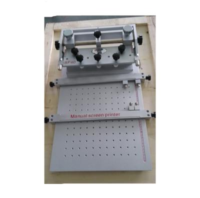 China Factory High Precise Paste Screen Printing Machine / Welding Paste Screen Press Manual SP40 for sale