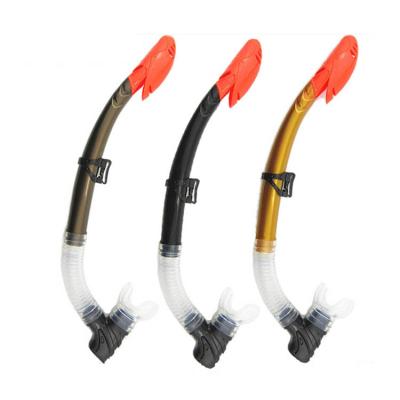 China Half Dry Top Selling Different Types Silicone Breathing Snorkel With Good Price Swimming Suit Supplies Snorkeling Snorkel for sale