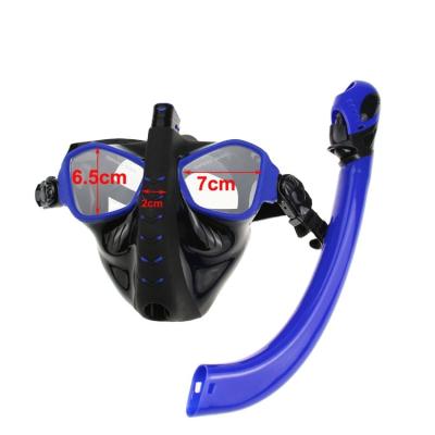 China New Version Adults Food Grade Silicone Mask Waterproof Full Face Mask Alien Snorkel Set Snorkeling Mask for sale