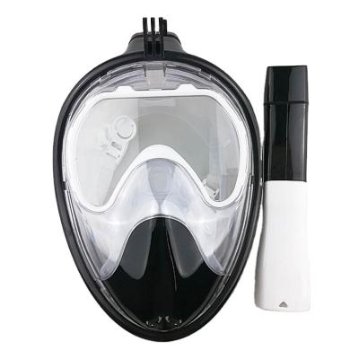 China New Waterproof Full Face Mask Seaview Snorkel Mask 180 Free Breathing Adult Set Vanish Pro Full Face Snorkel Mask for sale