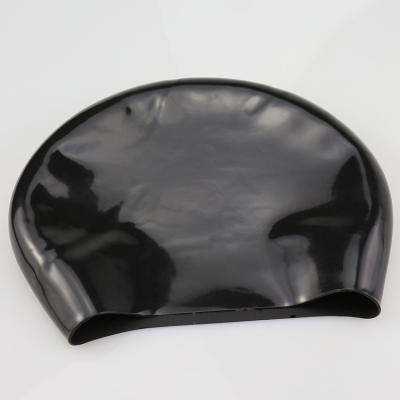 China Women Latex Swim Caps Swim Caps 100% Silicone Swim Cap Long Hair for sale