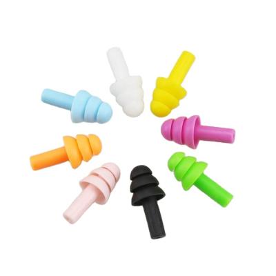 China All kinds of environment noisy cheap multi color reusable ear plugs with plastic box packing silicone ear plugs for sale