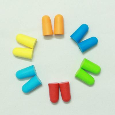 China Factory Supply CE Ball Shaped Airline Approved Active Noise Canceling Hearing Protection Comfortable PU Foam Earplugs for sale