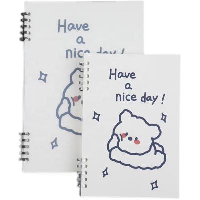 China 2022 Spiral PVC Notebook Bulk Notebooks A5 Cardboard PP Clear Notebook for sale