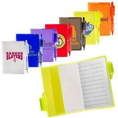 China Goods 2021 Mini Waterproof Cover Pocket Notebook Cheap Custom Made With Pen for sale