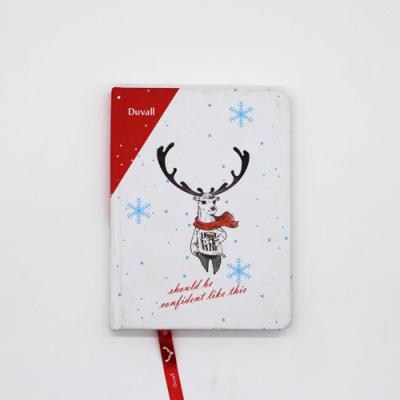 China 2021 newcomer notebook hardcover Christmas notebook hardcover hardcover notebook printed notebook for gift for sale