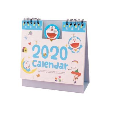 China 100% New Eco-friendly Style Cartoon Cute China Planner Spiral Table Calendars 2022 for sale