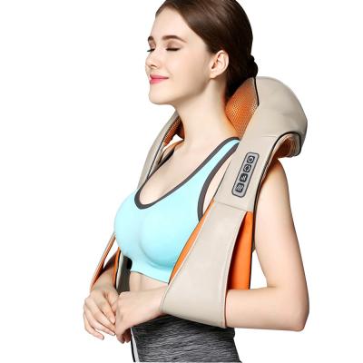 China One Click Start Manufacturer Price 8 Massage Heads Back Neck Shoulder Massager With Heat - Shiatsu Massage In Office for sale