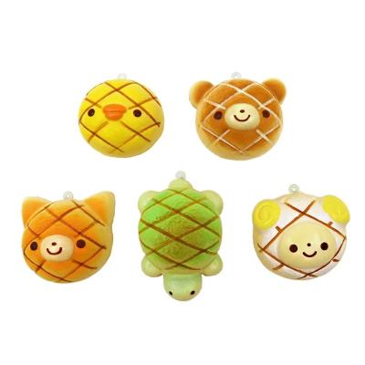 China Slow Rising Squishy Cute Animal Custom Logo Stress Ball Fidget Toy Shape Toy Wholesale Kawaii PU Foam Educational Funny Pineapple Bun for sale