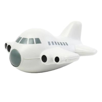 China Factory OEM Kids Toy Airplane Shape PU Foam Eco-friendly Material Stress Ball Toy Anti Stress Ball Fidget Toys Squishy Slow Rising for sale