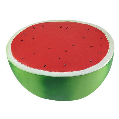 China Toy Factory Price Pu Foam anti stress ball fidgety toys large watermelon soft slow rising squishy toys for sale