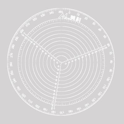 China Find Center Point On Irregular Items Round Centering Tool Circle Marking Gauge For Drawing Circles Turn Woodturners Clear Acrylic Round Template Center Finder for sale