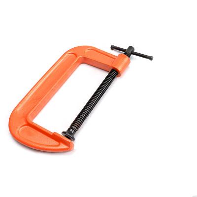 China Heavy Duty Malleable Iron C Clamp 1/2/3/4/5/6/8/10/12-inch C Cut Malleable Iron Wood Working G Type Clamp for sale