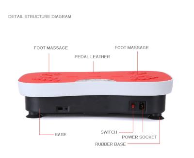 China Fitness& massage& bodybuilding health exercise machine fitness vibration and shake lazy plate vibration machine for home for sale