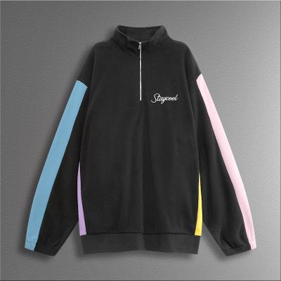 China OEM Logo Cheap Winter Wholesale Cotton Anti-pilling iGift Half Zipper Pullover Men High Quality Custom Hoodies for sale