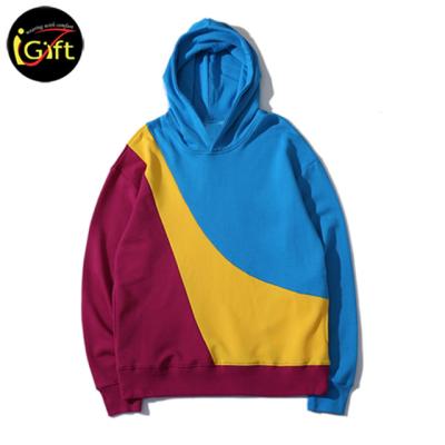 China Anti-pilling iGift Shear Blank Oversized Pullover Unisex Men's Jogger Apparel Hoodie Royal Blue Yellow Hoodies for sale