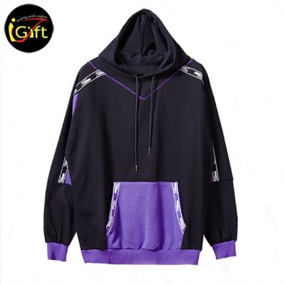 China Anti-pilling iGift RPET recycle oversized hoodies zip-up new sale heavy fabric vintage unisex embroidery high quality graphic heavy sweatshirt for sale