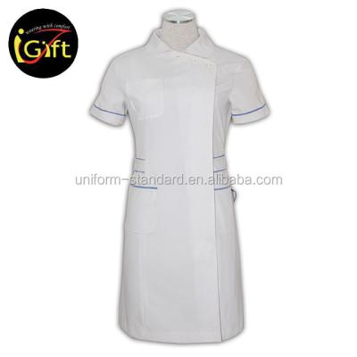 China Pharmacy Nurse Uniforms Customized Logo Hospital Uniform Acid Resistant for sale