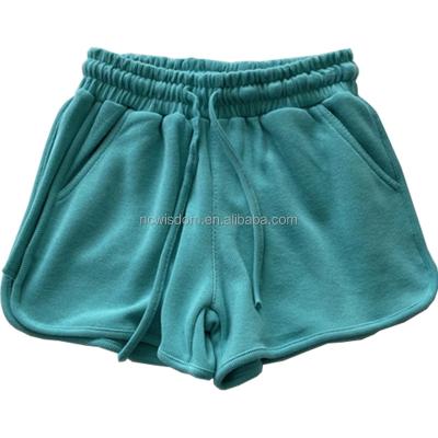 China Wholesale Custom Color Causal Workout Anti-Wrinkle Sport Women Sweat Shorts Ladies Gym Shorts for sale