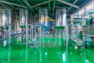 China ISO9001 Edible Oil Refinery Machine 1000T/D With PLC Control System for sale