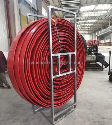 China For fertilizer transfer as hose etc. layflat hose Drag ASOE 4inch TPU for fertilizer transfer with high tensile strenth for sale