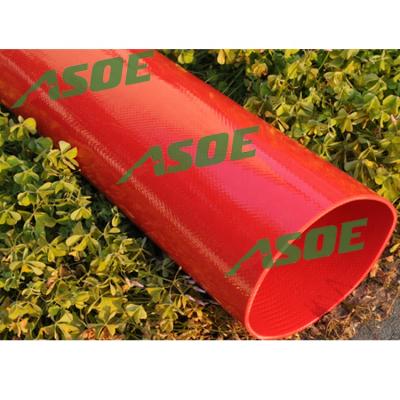 China For transfer of fertilizer as drag from pipe etc. Drag TPU Dredging TPU Layflat Pipe Manufacturer for sale