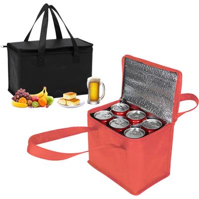 China Waterproof Portable Thermal Insulated Cooler Box Large Outdoor Camping Lunch Bento Bags Trips BBQ Meal Drinks Zip Pack Picnic Supplies for sale