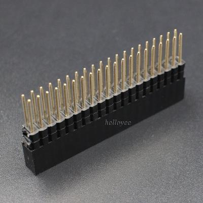 China Electronics Customize 2*20pin 8.5/5.0/10.5mm Stacking Male Female Pin Header For Raspberry Pi A+/B+/Pi 2/Pi 3 - Extra 2x20 Grand Connector for sale