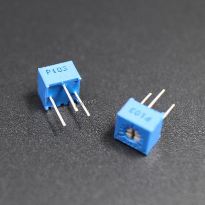 China 3362 10k Ohms 0.5W Trimpot Trimmer Potentiometer Resistor HY-SF09 for sale