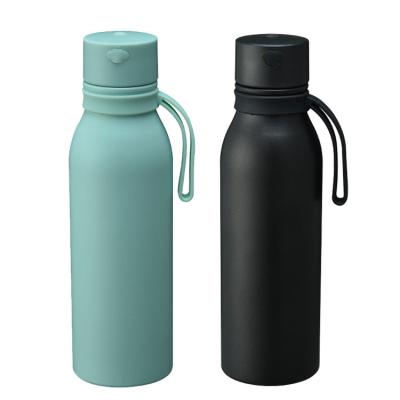 China Hot Selling Cost Effective Viable Double Wall 304 Stainless Steel Light UV Led Stainless Steel Bottle Black Water Bottle for sale