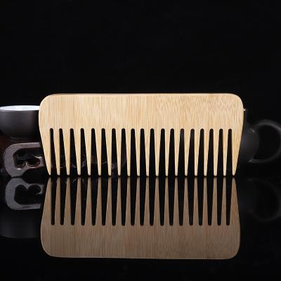 China Home Bamboo Wide Tooth Hair Comb With Logo Bulk Comb Wholesale Hot Seller OEM Customized Package High Quality Set for sale