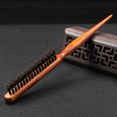 China Shaving Brush Wooden Handle Evening Wear Salon Wear Comb Boar Bristle Fluffy Hair Brush With Wood for sale