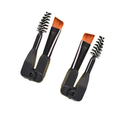 China Dual Eyelash Makeup Brush Mascara For Eyebrow Laying Mascara Disposable Magic Wands With Eyebrow Brush And Comb Universal for sale