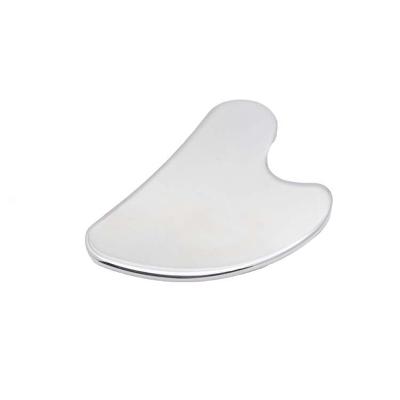 China Antibacterial Self-cooling Guasha Tool Face Gua Sha Tool Stainless Steel Beauty Moq Supply Low Guasha Facial Board Massager for sale