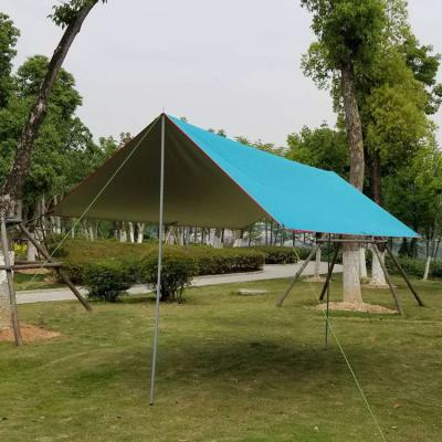 China Extended Type Tent Camping Tarp Tent Wholesale Outdoor Pole Sun Shelter for sale