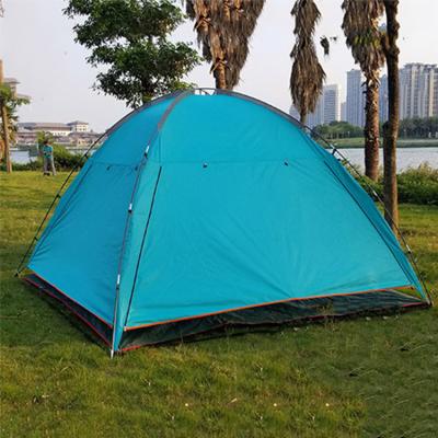 China Extended Type Portable Shelter Ultralight Waterproof Camping Family Sunshade Outdoor Beach Tent For 6 Person for sale