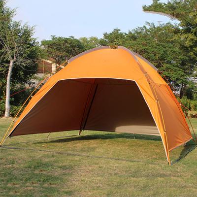 China Extended type customized high quality outdoor portable waterproof camping family tent for 6 8 person for sale