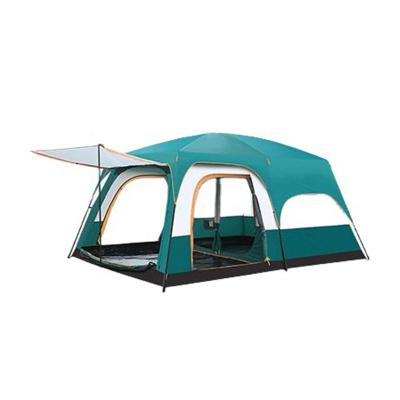 China Extended Type 8-12 People Party Custom Logo Camping Tent Wholesale Events 5-12 People Tent Outdoor Camping Tents for sale