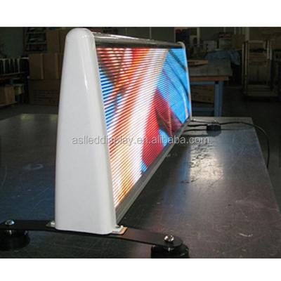 China taxi advertising signs p5 mm taxi led display top / taxi led display led car roof top display screen for advertising for sale