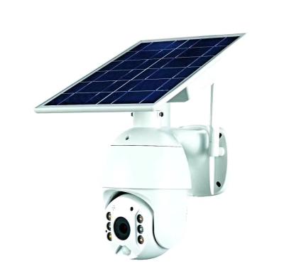 China 4G Sim Card Waterproof Wifi 2MP Outdoor Security Wireless Solar Hd Ptz Cctv Camera for sale