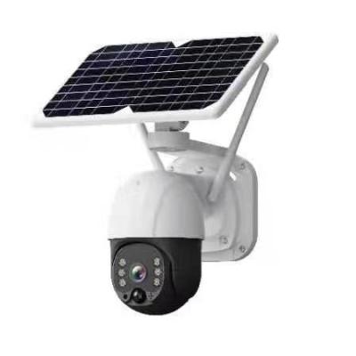 China 4G SIM Card Solar PTZ Camera With battery Mini Wireless 4G 1080P CCTV Outdoor PTZ Security Camera for sale