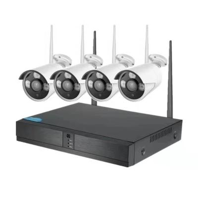 중국 CCTV wifi system 2.4g 4CH 1080P Network Video Recorder kits WIFI Wireless NVR 4ch Wireless IP Camera NVR kits 판매용