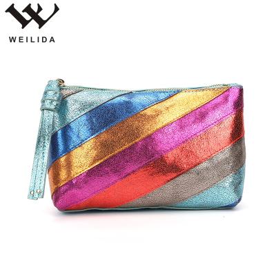 China Custom Luxury Waterproof Travel Makeup PU Custom Gift Capacity Cosmetic Bag for sale