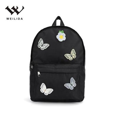 China hot sale 600D unisex school bags plain satchels college backpack Nigeria India school bag for sale