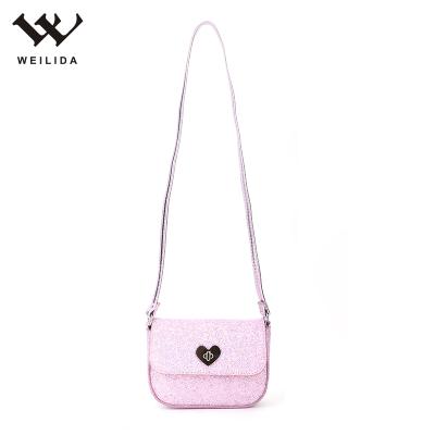 China 2020 Glitter Fabric Glitter Fabric Cute Kids Children Cross - Body Bag Fashion Single Shoulder Bag For Little Girls for sale