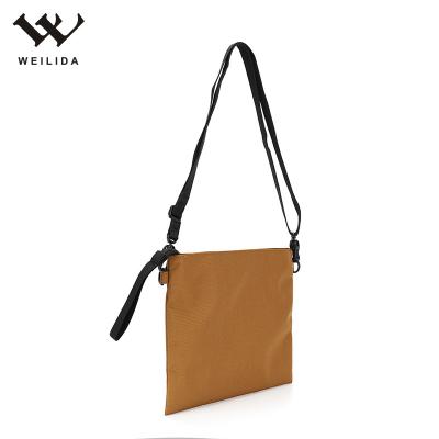 China Polyester Men's Messenger Crossbody Bag Mini Sling Shoulder Bag for sale