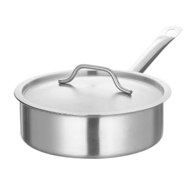 China Sustainable Sauce Pan Stainless Steel Sauce Pot MILK Composite Pan Bottom Milk Pot for sale