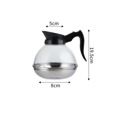 China Sustainable Stovetop Stainless Steel Espresso Italian Moka Pot Metal Cafetera Coffee Pot for sale