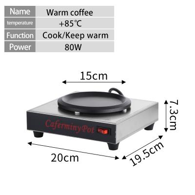 China Quick RV Coffee Stove Warmer Single Head Coffee Stove Electric Coffee Stove for sale