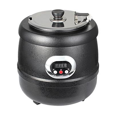 China 10 Liter Buffet Soup Stove Hot Water Insulated Soup Electric Heating Electronic Hot Cooker Viable Temperature Display for sale